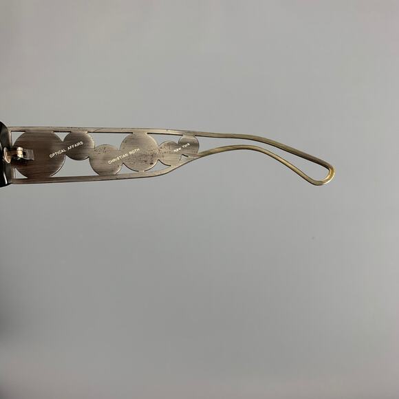CHRISTIAN ROTH Black Silver Acetate Titanium Sunglasses main image 6